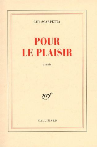 Emprunter Pour le plaisir. Essais livre