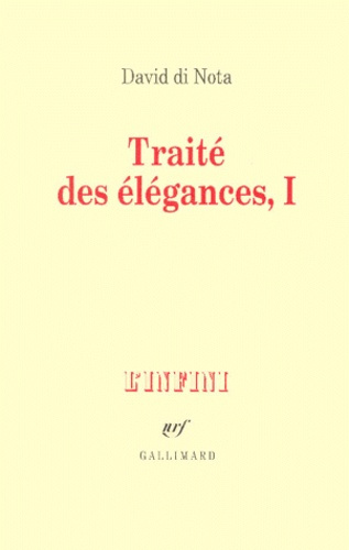 Emprunter TRAITE DES ELEGANCES. Tome 1 livre