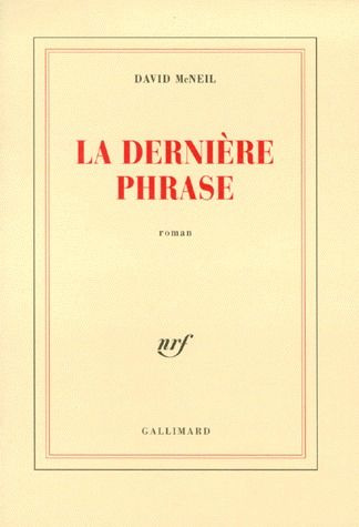 Emprunter La dernière phrase livre