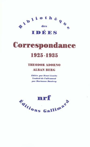 Emprunter Correspondance 1925-1935 livre