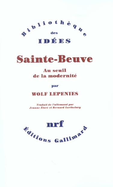Emprunter Sainte-Beuve. Au seuil de la modernité livre
