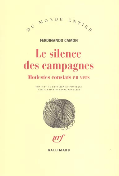 Emprunter Le silence des campagnes. Modestes constats en vers livre