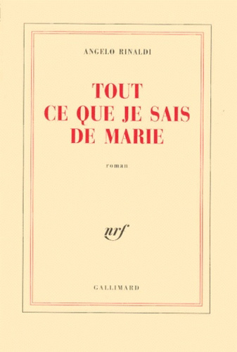 Emprunter Tout ce que je sais de Marie livre