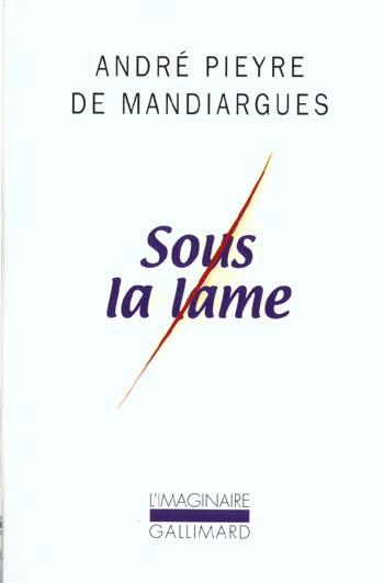 Emprunter Sous la lame livre