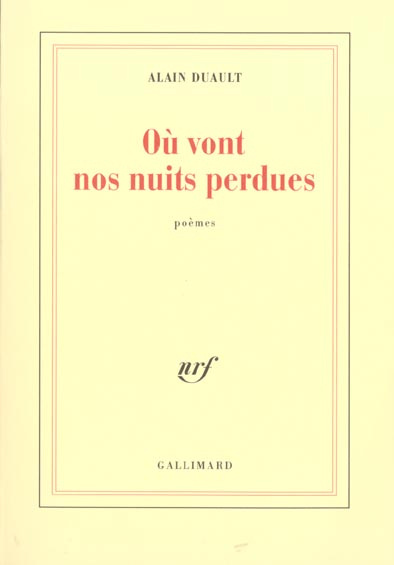 Emprunter Où vont nos nuits perdues livre
