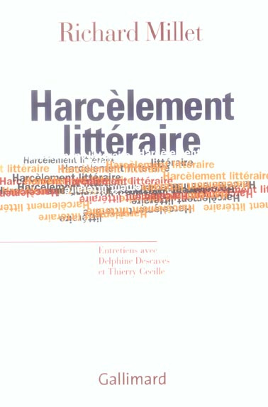 Emprunter Harcèlement littéraire livre