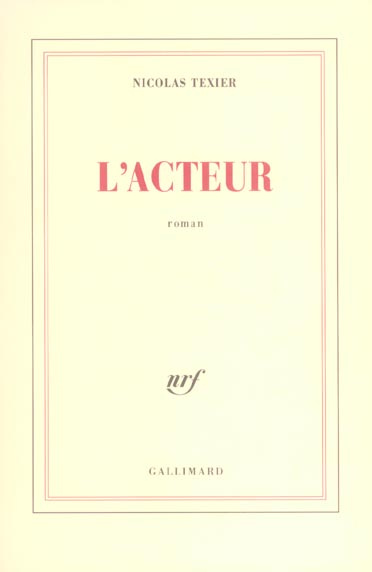 Emprunter L'acteur livre