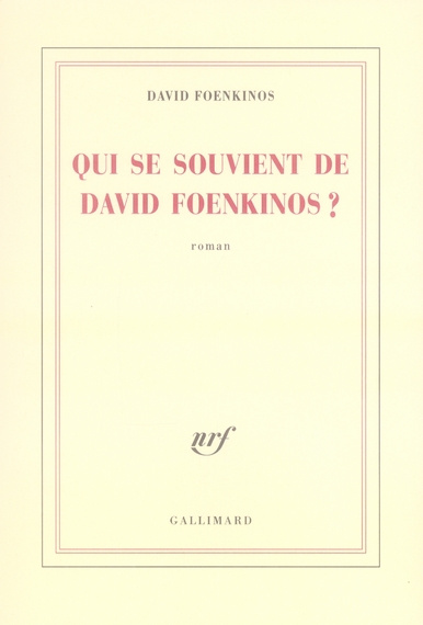 Emprunter Qui se souvient de David Foenkinos ? livre