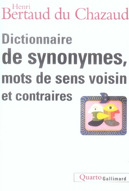 Emprunter Dictionnaire de synonymes, mots de sens voisin et contraires livre