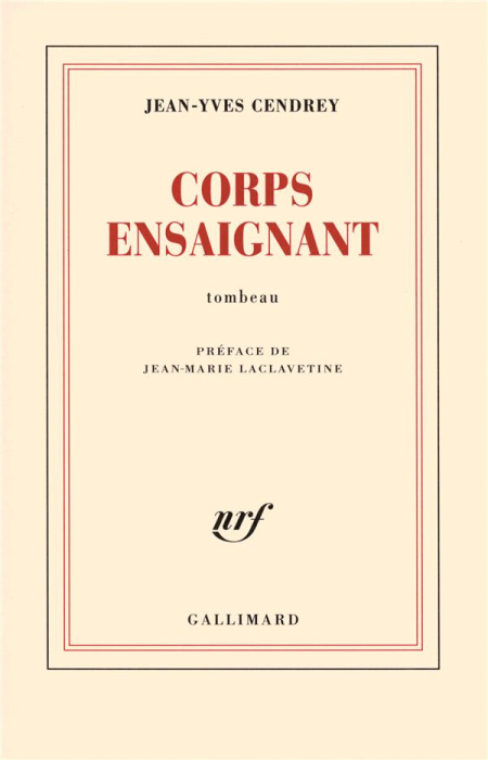 Emprunter Corps ensaignant. Tombeau livre