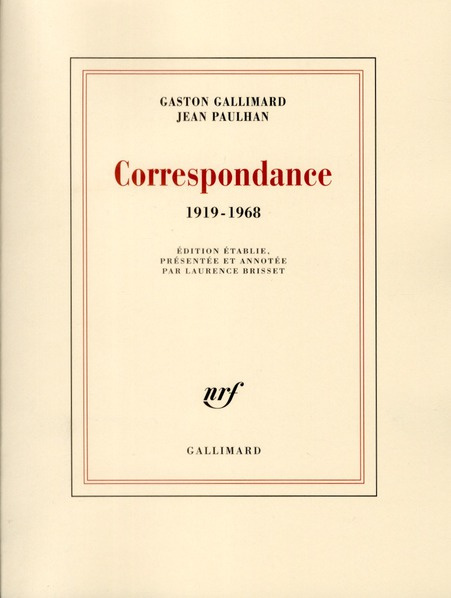 Emprunter Correspondance 1919-1968 livre