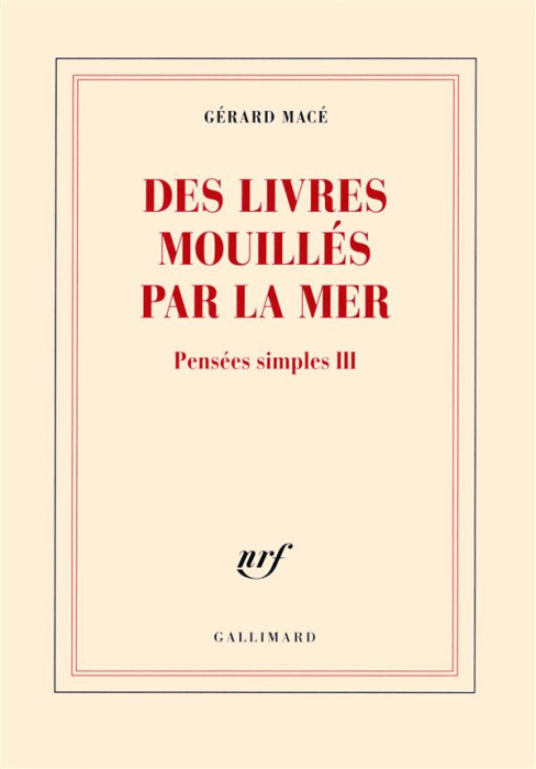 Emprunter Pensées simples Tome 3 : Des livres mouillés par la mer livre