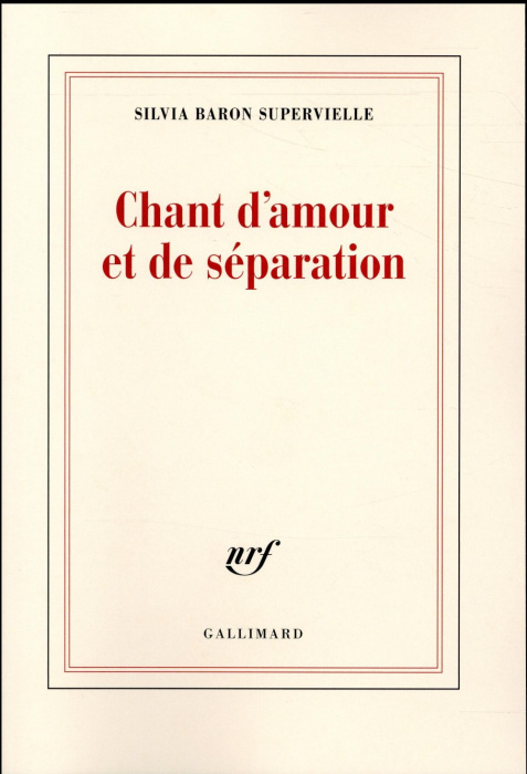 Emprunter Chant d'amour et de séparation livre