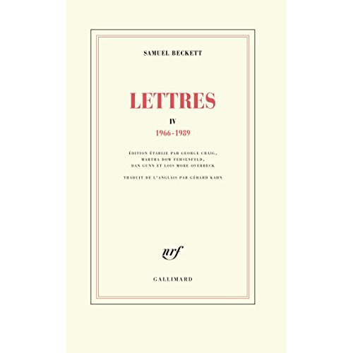 Emprunter Lettres IV. (1966-1989) livre