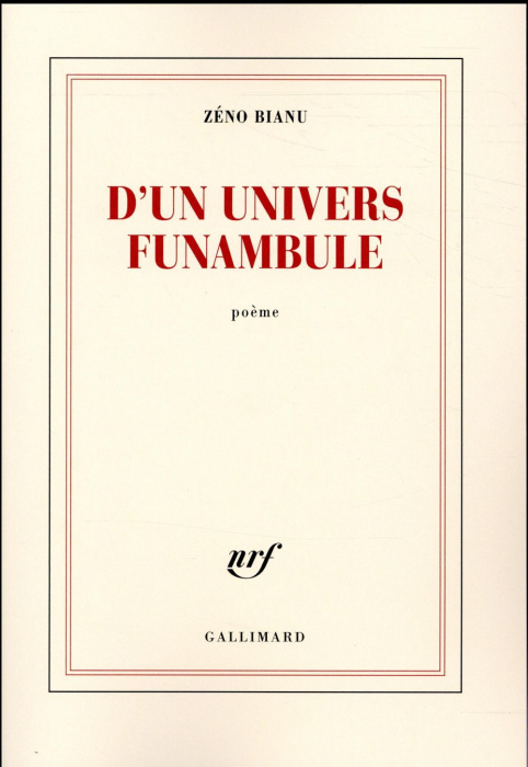 Emprunter D'un univers funambule livre