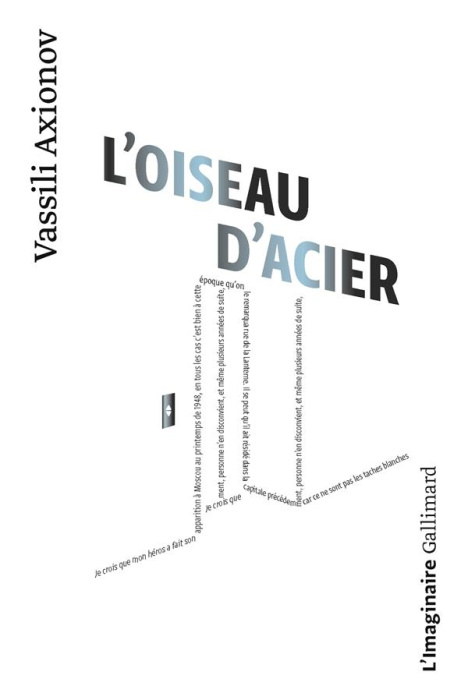 Emprunter L'oiseau d'acier. Nouvelle avec digressions et solo de cornet à pistons livre