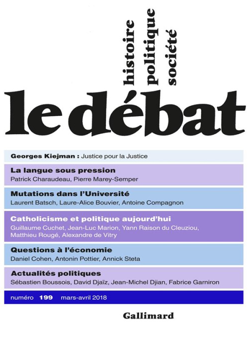 Emprunter Le Débat N° 199, mars-avril 2018 livre