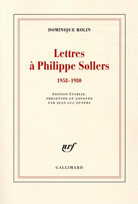Emprunter Lettres à Philippe Sollers. 1958-1980 livre