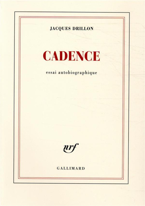 Emprunter Cadence. Essai autobiographique livre
