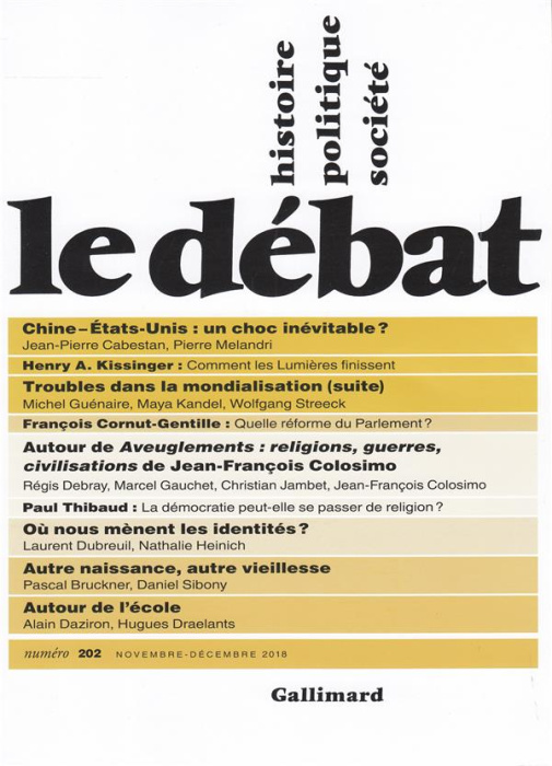 Emprunter Le Débat N° 202, novembre-décembre 2018 livre