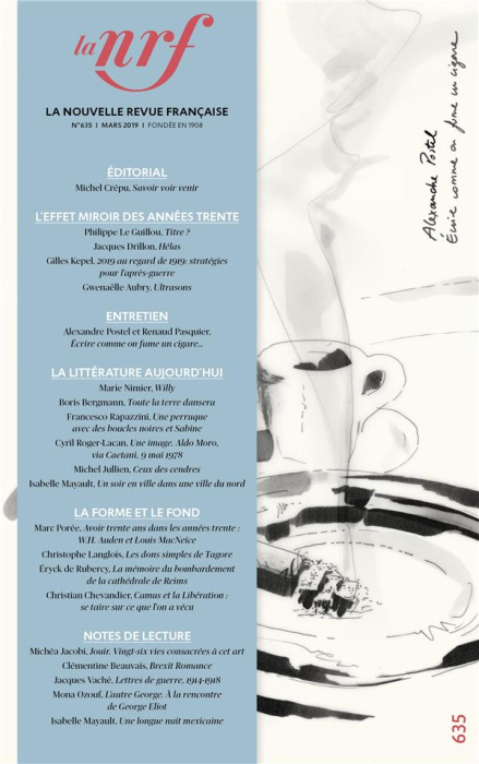 Emprunter La Nouvelle Revue Française N° 635, mars 2019 livre