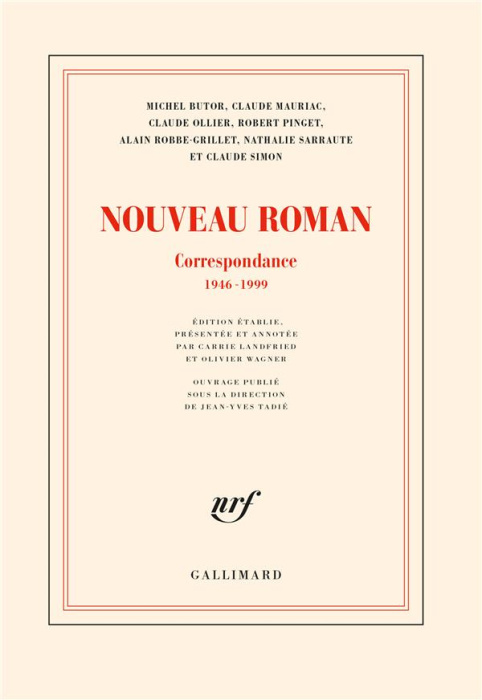 Emprunter Nouveau roman. Correspondance, 1946-1999 livre