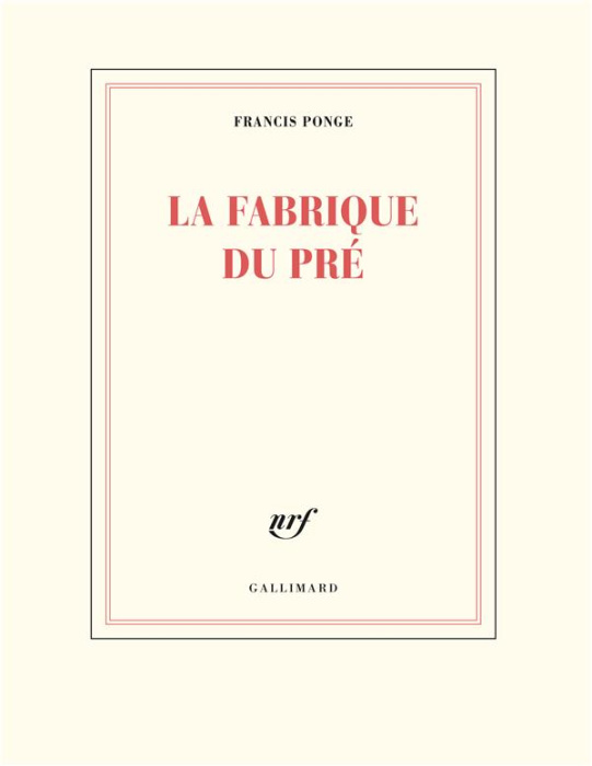 Emprunter La fabrique du pré livre