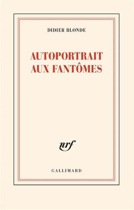 Emprunter Autoportrait aux fantômes livre