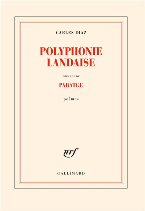 Emprunter Polyphonie landaise. Précédé de Paratge livre