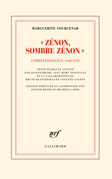Emprunter Zénon ! Sombre Zénon !. Correspondance (1968-1970) livre