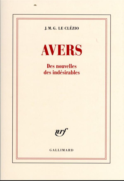 Emprunter Avers. Des nouvelles des indésirables livre