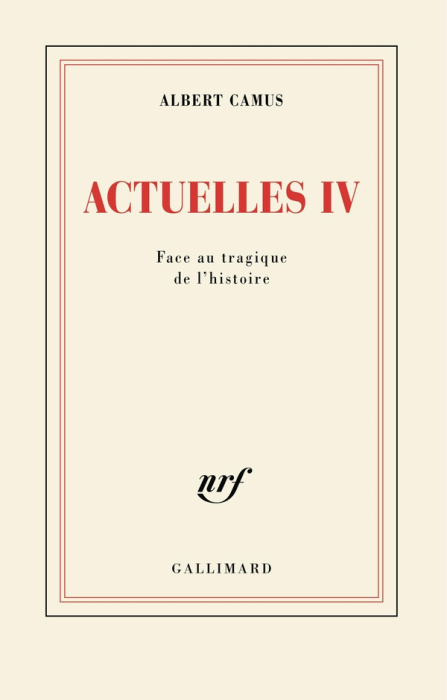 Emprunter Actuelles. Tome 4, Face au tragique de l'histoire livre