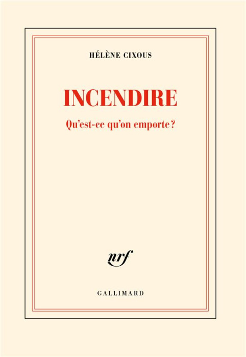 Emprunter Incendire. Qu'est-ce qu'on emporte ? livre