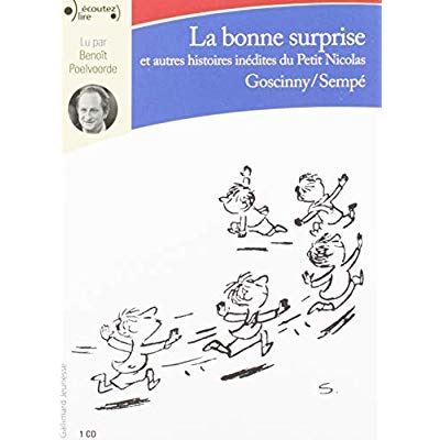 Emprunter La bonne surprise et autres histoires inédites du Petit Nicolas. 1 CD audio MP3 livre