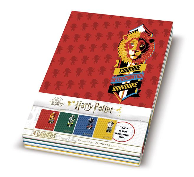 Emprunter LOT DE 4 CAHIERS HARRY POTTER 17 X 22 CM livre