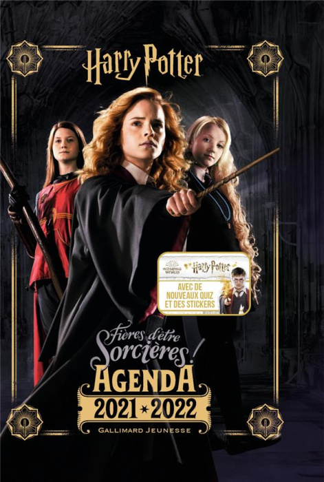Emprunter Agenda Harry Potter : fières d'être sorcières ! Avec de nouveaux quiz et des stickers, Edition 2021- livre