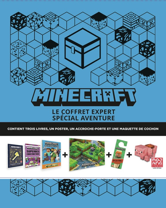 Emprunter Minecraft : Le coffret expert spécial aventure. Avec 3 livres, 1 poster, 1 accroche-porte, 1 maquett livre