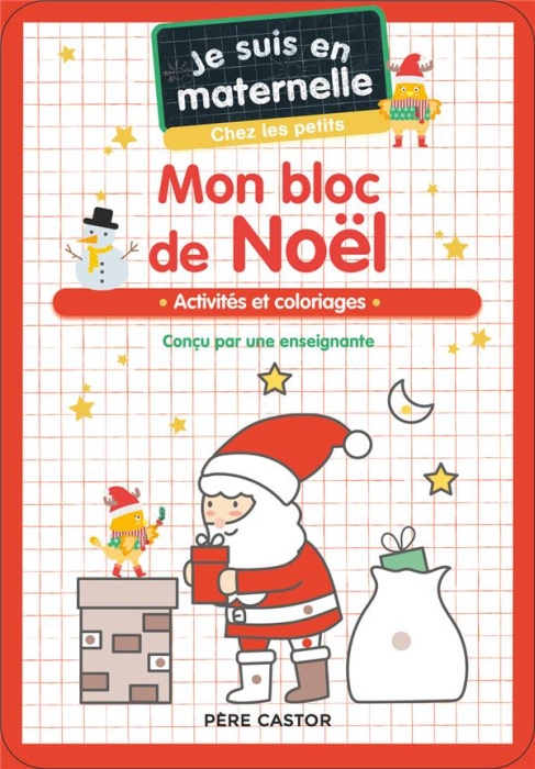 Emprunter Je suis en maternelle chez les petits. Mon bloc de Noël - Activités et coloriages livre