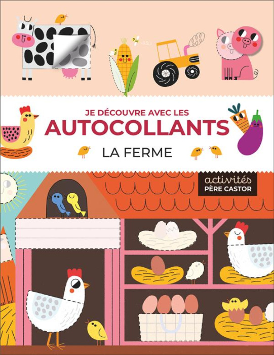 Emprunter La ferme. Je découvre avec les autocollants livre