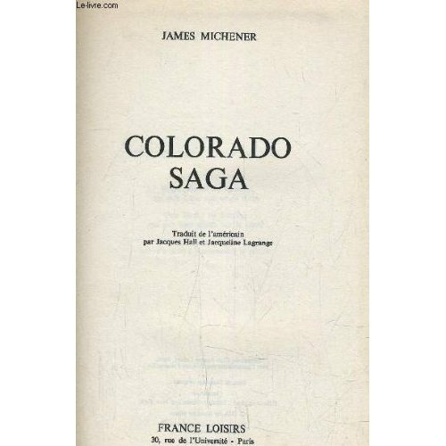 Emprunter COLORADO SAGA livre