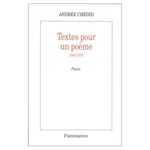 Emprunter Textes pour un poème. 1949-1970 livre