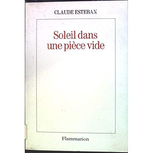 Emprunter Soleil dans une pièce vide. Et autres scènes livre