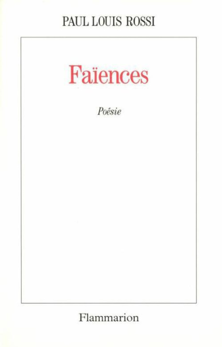 Emprunter Faïences. Dre lyw ar rosen livre