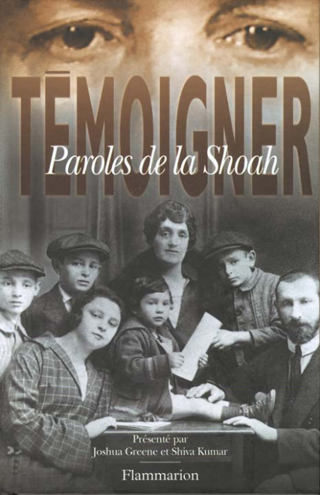 Emprunter Témoigner. Paroles de la Shoah livre