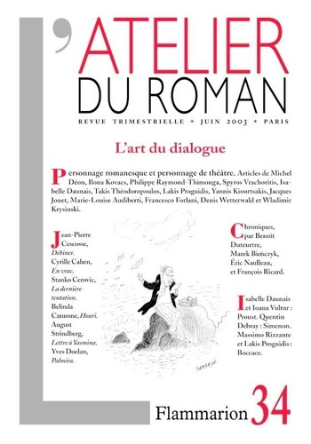 Emprunter L'ATELIER DU ROMAN - L'ART DU DIALOGUE livre