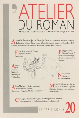 Emprunter L'ATELIER DU ROMAN livre