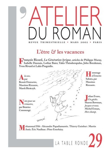 Emprunter L'ATELIER DU ROMAN livre