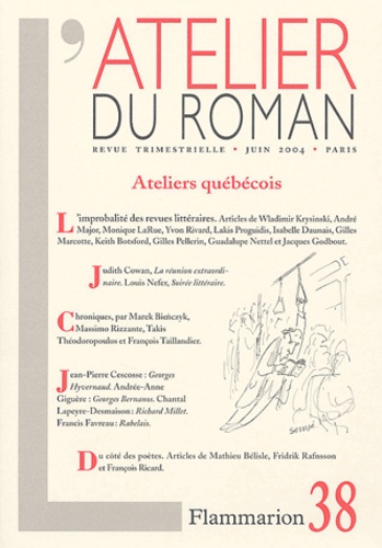 Emprunter L'ATELIER DU ROMAN - L'IMPROBABILITE DES REVUES LITTERAIRES livre