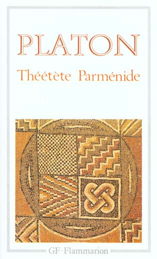 Emprunter Théétète.Parménide livre