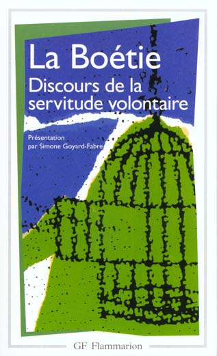 Emprunter Discours de la servitude volontaire livre